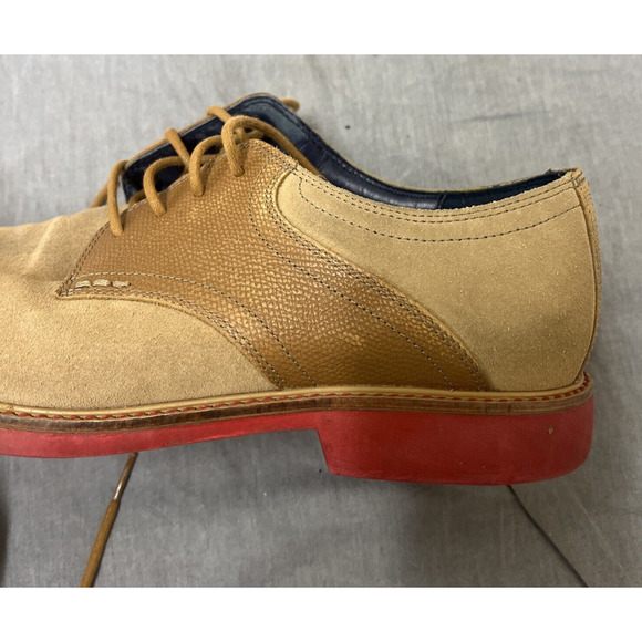 Cole Haan 161C11495L12 Men’s Size 10M Tan Suede Dress Shoes FS Benefits Charity